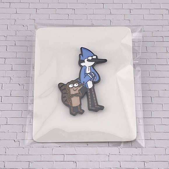 Regular Show Enamel Pin Mordecai And Rigby Cool Guys - Picture 3 of 5